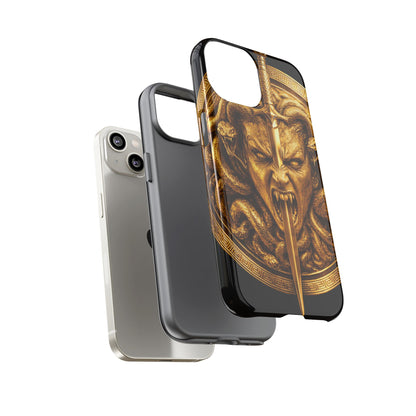 Phone Case — Gold Medusa Dagger Armor iPhone Cover