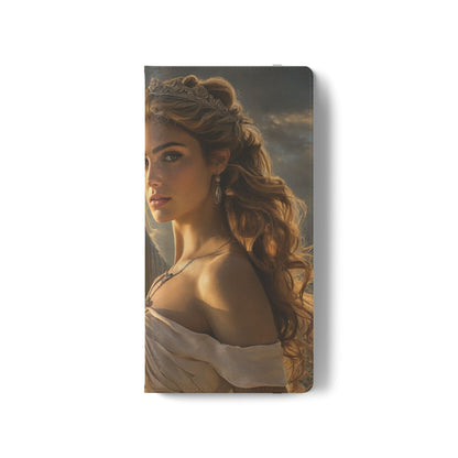 Roman Goddess Horse Portrait Flip Case — Vintage Mythic Phone Wallet