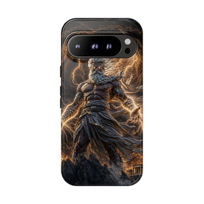 Mythic Thunder God Phone Case — Lightning Warrior Tough Protective Cover