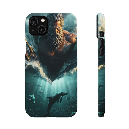 poseidon God Phone Case – Mythic Triton Ocean iPhone Snap Case