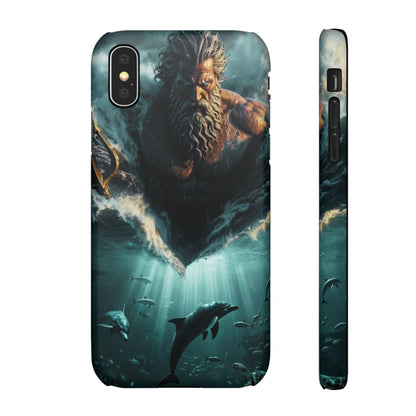 poseidon God Phone Case – Mythic Triton Ocean iPhone Snap Case
