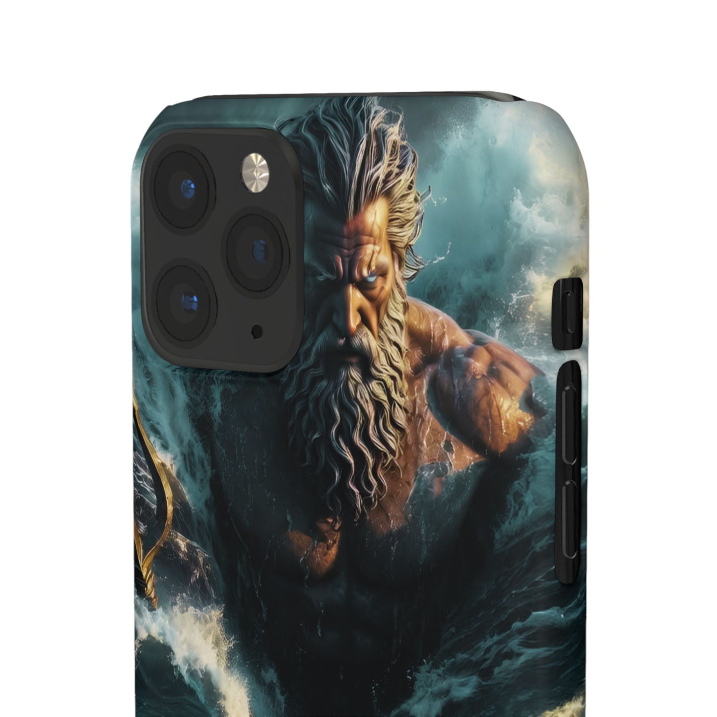 poseidon God Phone Case – Mythic Triton Ocean iPhone Snap Case