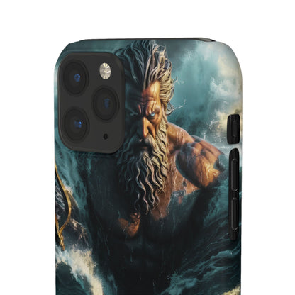 poseidon God Phone Case – Mythic Triton Ocean iPhone Snap Case