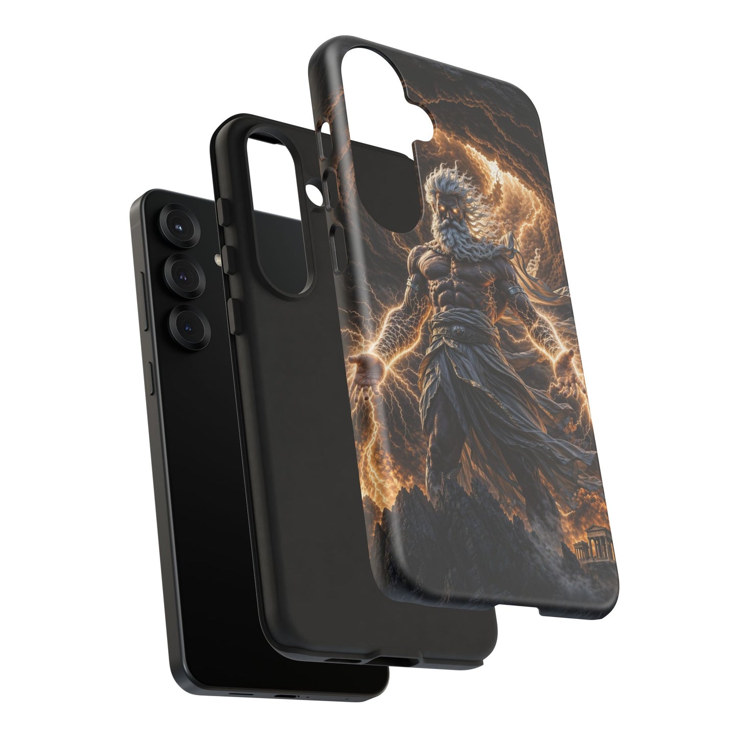 Mythic Thunder God Phone Case — Lightning Warrior Tough Protective Cover