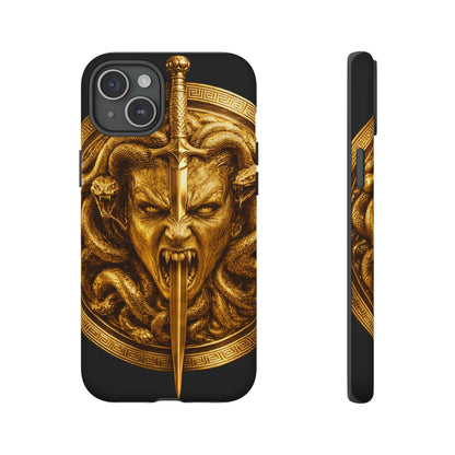 Phone Case — Gold Medusa Dagger Armor iPhone Cover