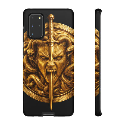 Phone Case — Gold Medusa Dagger Armor iPhone Cover
