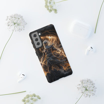 Mythic Thunder God Phone Case — Lightning Warrior Tough Protective Cover