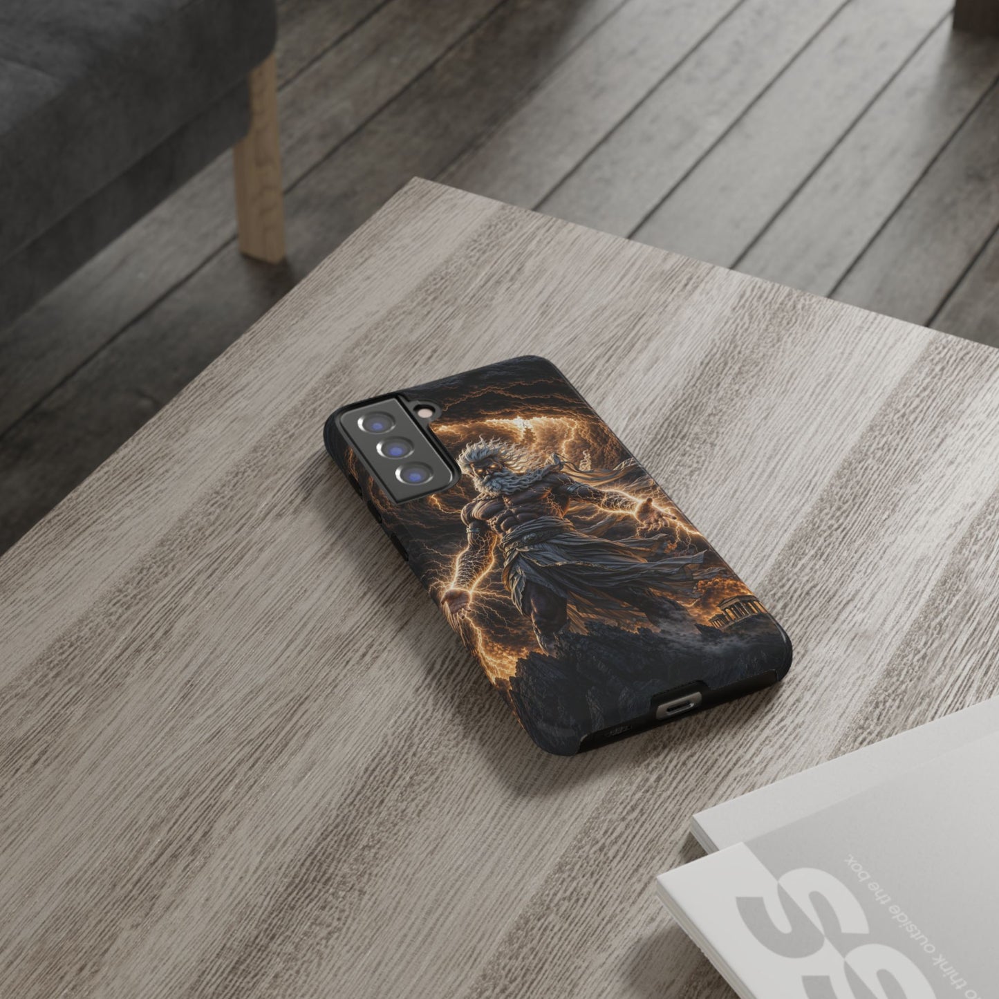 Mythic Thunder God Phone Case — Lightning Warrior Tough Protective Cover