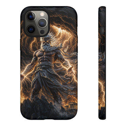 Mythic Thunder God Phone Case — Lightning Warrior Tough Protective Cover