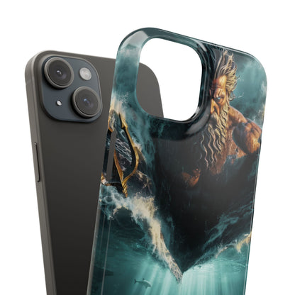 poseidon God Phone Case – Mythic Triton Ocean iPhone Snap Case