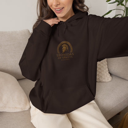 Grecian Muse Hoodie — Romantic Woman & Horse Print Pullover