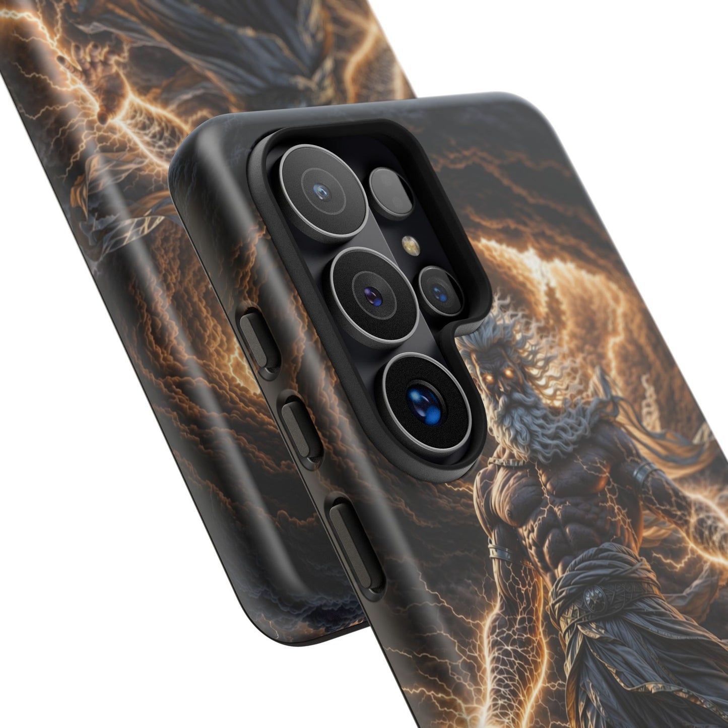 Mythic Thunder God Phone Case — Lightning Warrior Tough Protective Cover