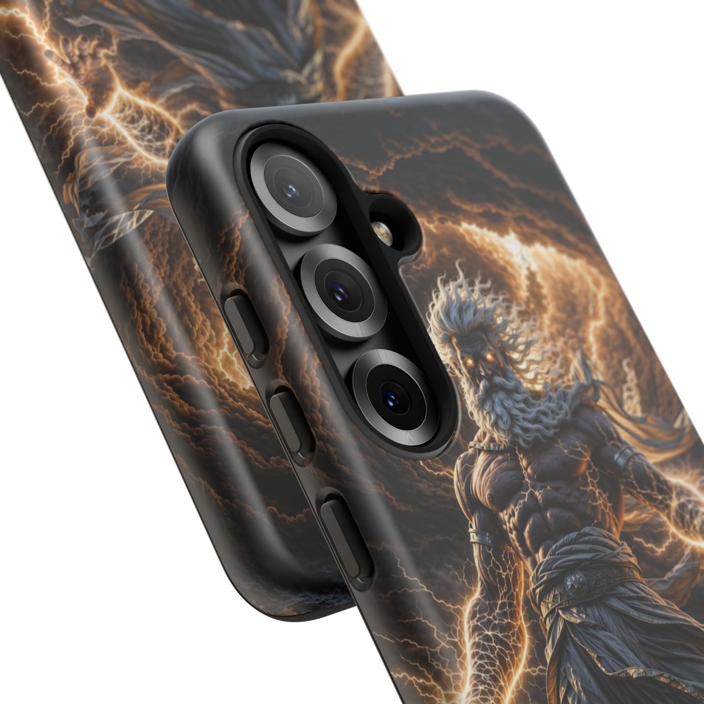 Mythic Thunder God Phone Case — Lightning Warrior Tough Protective Cover