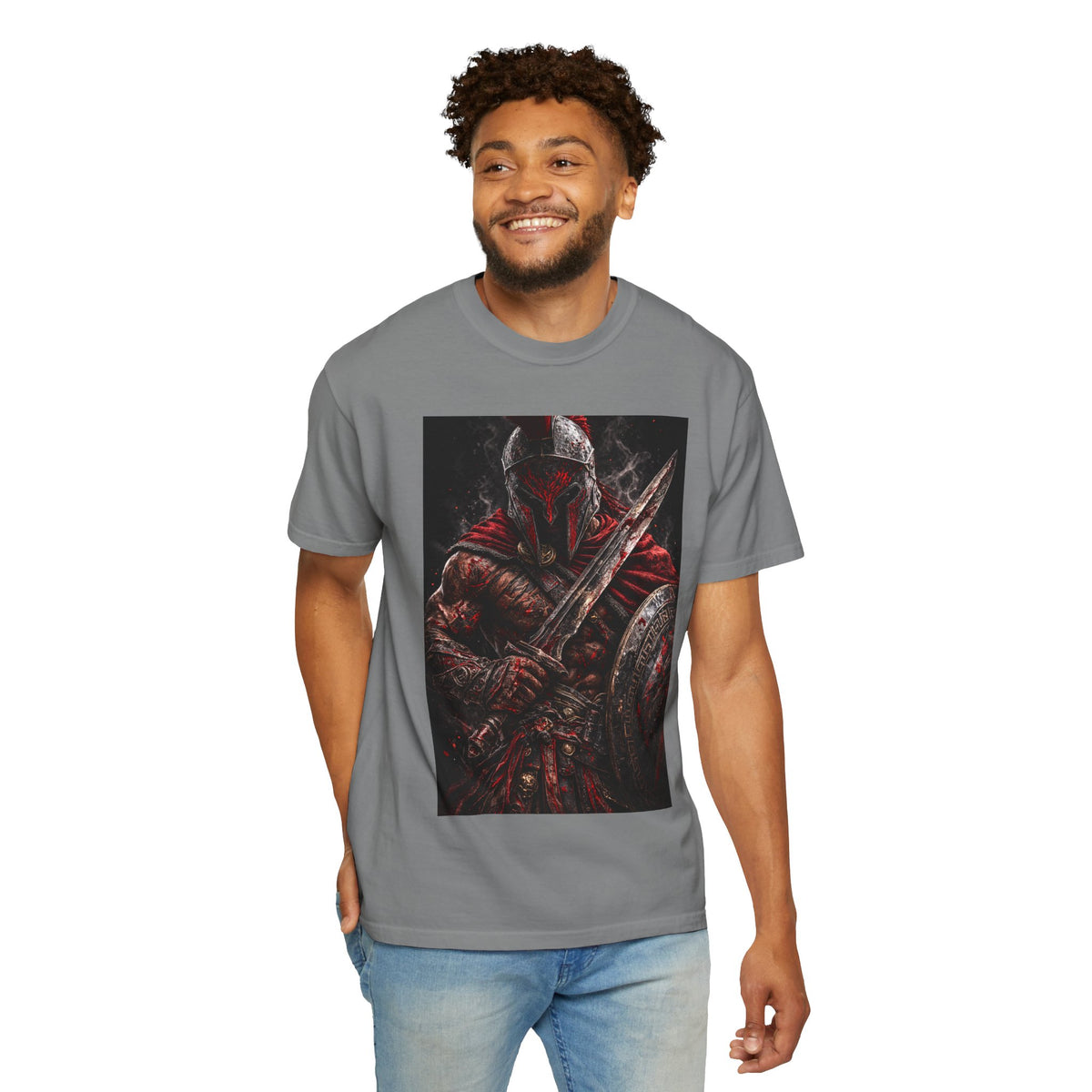 Spartan Warrior T-Shirt  'Leonidas of Sparta' Graphic Tee