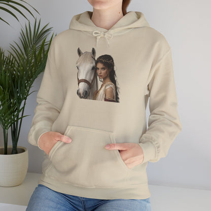 Mystical women and horse Hoodie