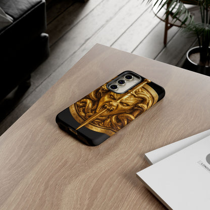 Phone Case — Gold Medusa Dagger Armor iPhone Cover