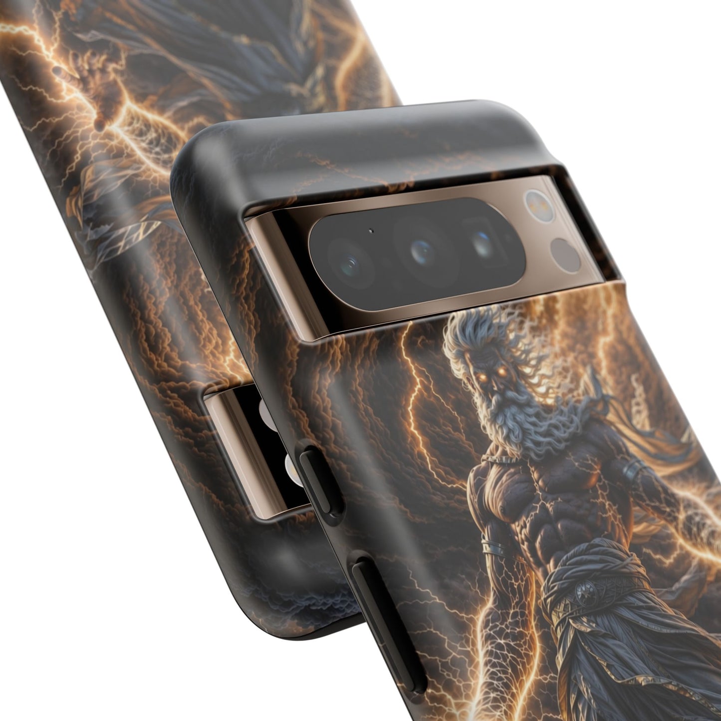 Mythic Thunder God Phone Case — Lightning Warrior Tough Protective Cover