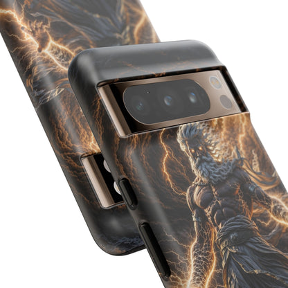 Mythic Thunder God Phone Case — Lightning Warrior Tough Protective Cover