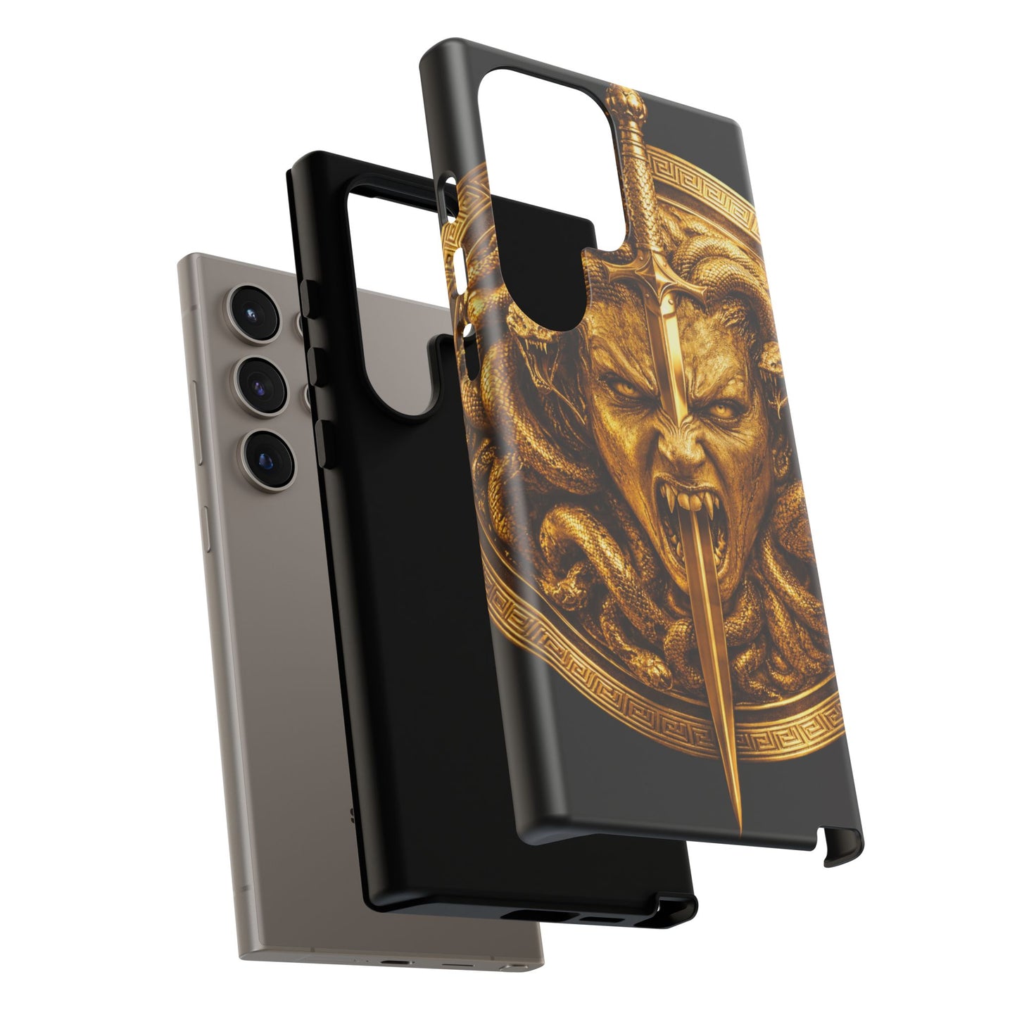Phone Case — Gold Medusa Dagger Armor iPhone Cover