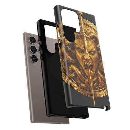 Phone Case — Gold Medusa Dagger Armor iPhone Cover