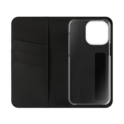 Spartan Warrior Flip Phone Case - Leather Wallet Folio with Red Cape Battle Design