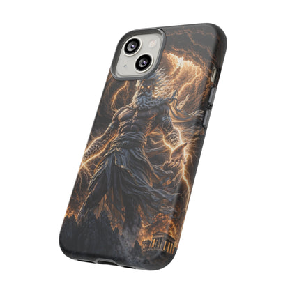 Mythic Thunder God Phone Case — Lightning Warrior Tough Protective Cover