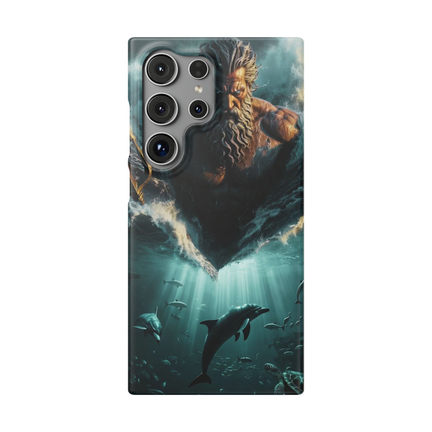 poseidon God Phone Case – Mythic Triton Ocean iPhone Snap Case