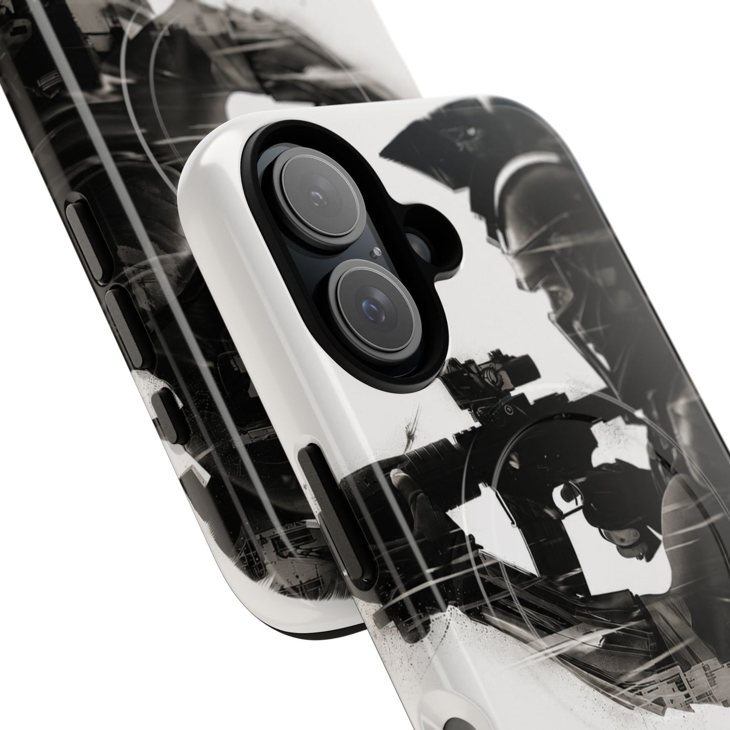 Tough Magnetic Case — Tactical Soldier Silhouette iPhone Cover
