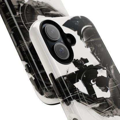 Tough Magnetic Case — Tactical Soldier Silhouette iPhone Cover