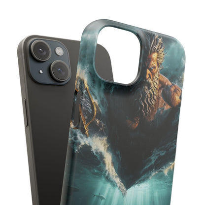 poseidon God Phone Case – Mythic Triton Ocean iPhone Snap Case