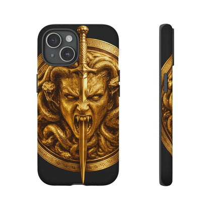 Phone Case — Gold Medusa Dagger Armor iPhone Cover
