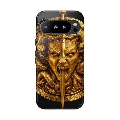 Phone Case — Gold Medusa Dagger Armor iPhone Cover
