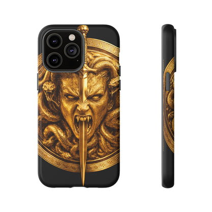 Phone Case — Gold Medusa Dagger Armor iPhone Cover