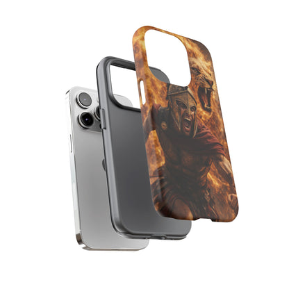 Spartan Lion Phone Case – Fierce Warrior Armor iPhone Case
