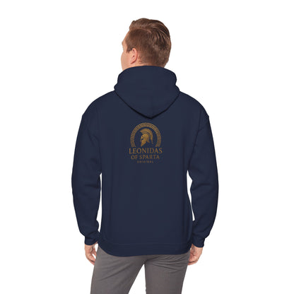 Leonidas of Sparta Hoodie — Spartan Warrior Graphic Hooded Sweatshirt