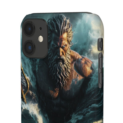 poseidon God Phone Case – Mythic Triton Ocean iPhone Snap Case