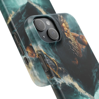 poseidon God Phone Case – Mythic Triton Ocean iPhone Snap Case