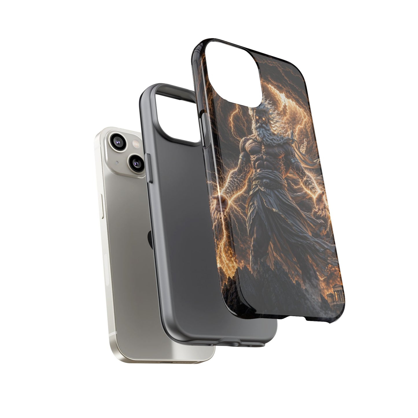 Mythic Thunder God Phone Case — Lightning Warrior Tough Protective Cover