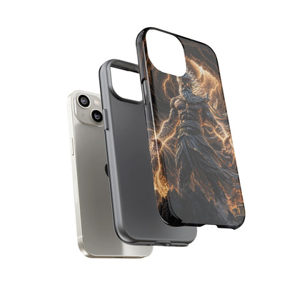 Mythic Thunder God Phone Case — Lightning Warrior Tough Protective Cover