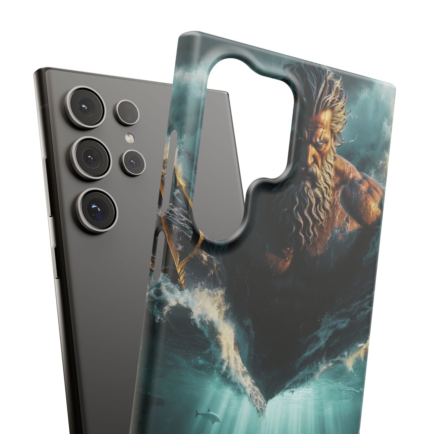 poseidon God Phone Case – Mythic Triton Ocean iPhone Snap Case
