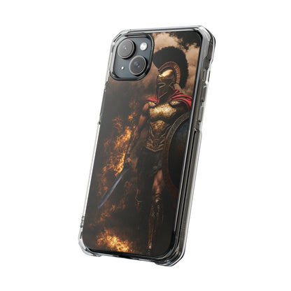 Spartan Warrior Magnetic Impact Case — Clear Protective Phone Case