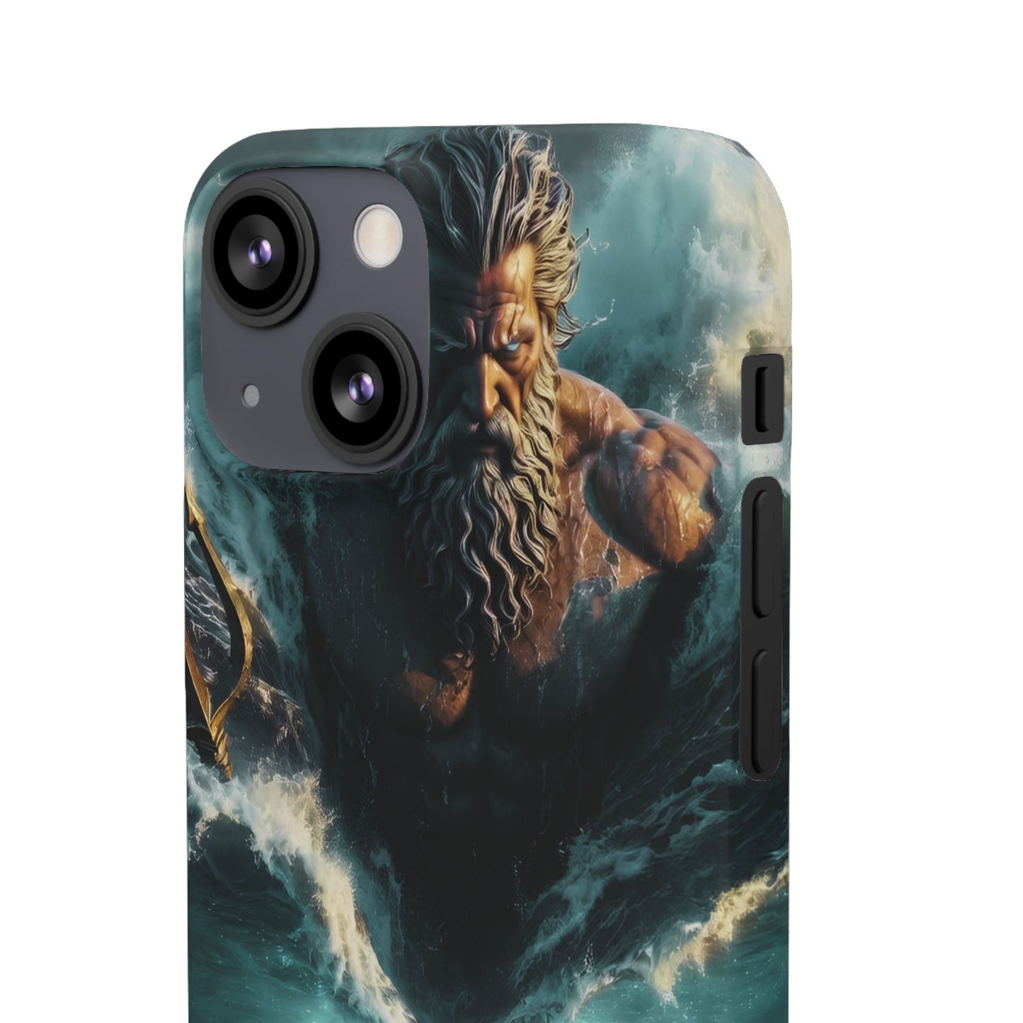 poseidon God Phone Case – Mythic Triton Ocean iPhone Snap Case