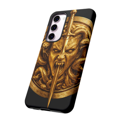 Phone Case — Gold Medusa Dagger Armor iPhone Cover
