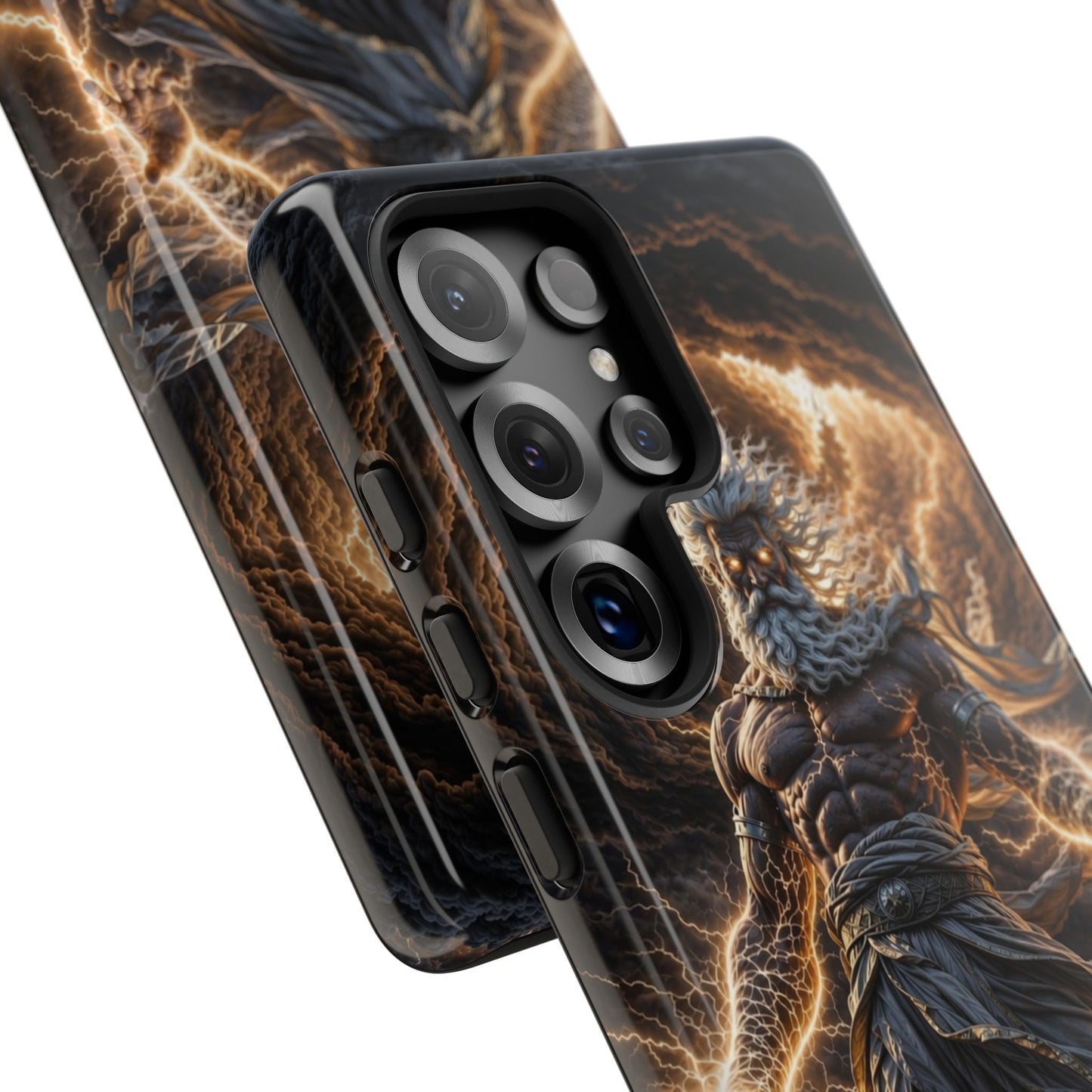 Mythic Thunder God Phone Case — Lightning Warrior Tough Protective Cover