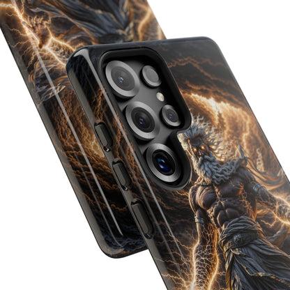 Mythic Thunder God Phone Case — Lightning Warrior Tough Protective Cover
