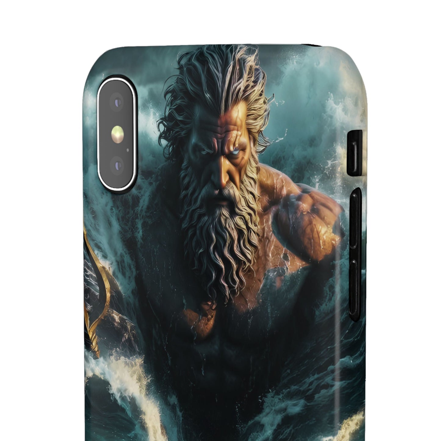 poseidon God Phone Case – Mythic Triton Ocean iPhone Snap Case