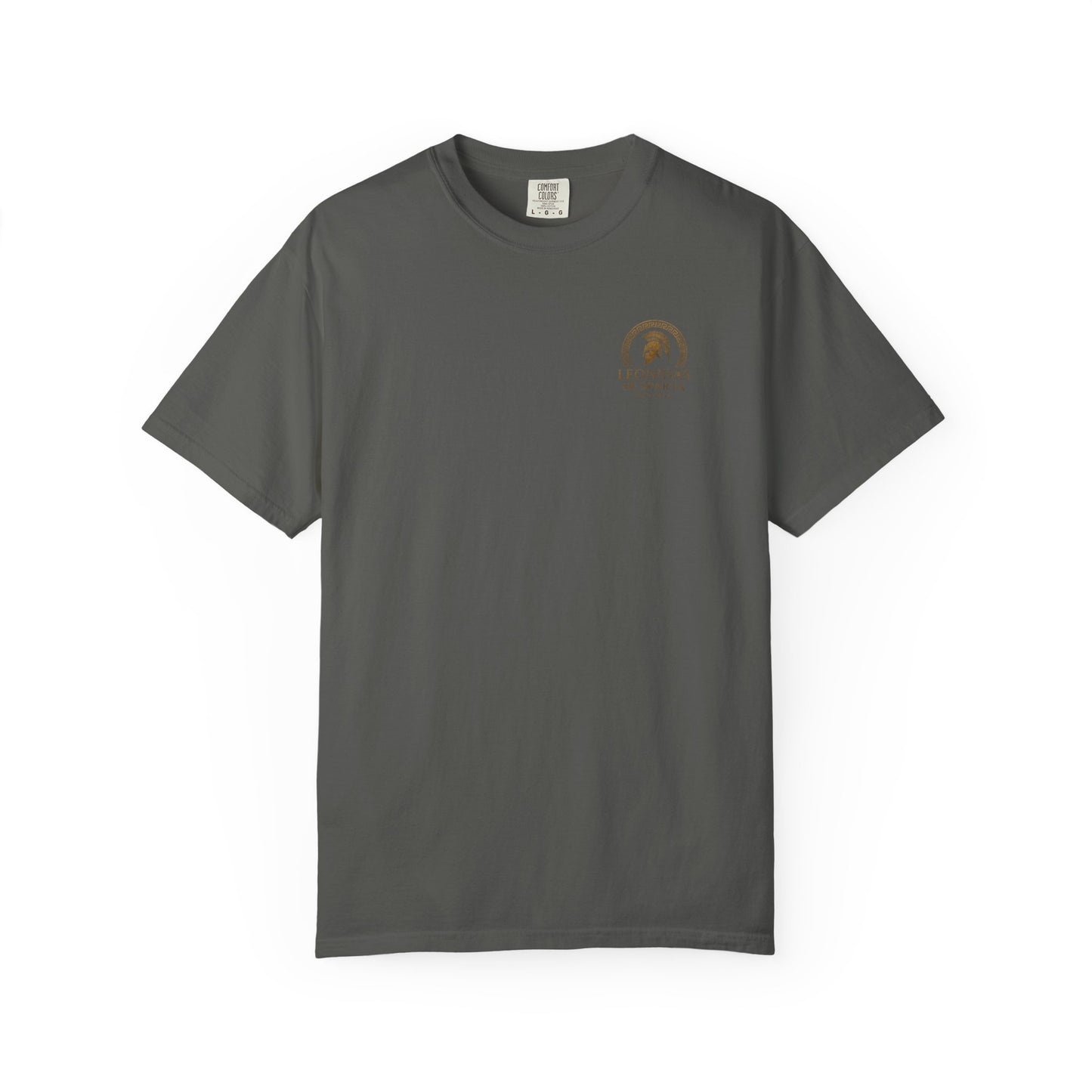 Lion vs Spartan Lightning Graphic T-Shirt