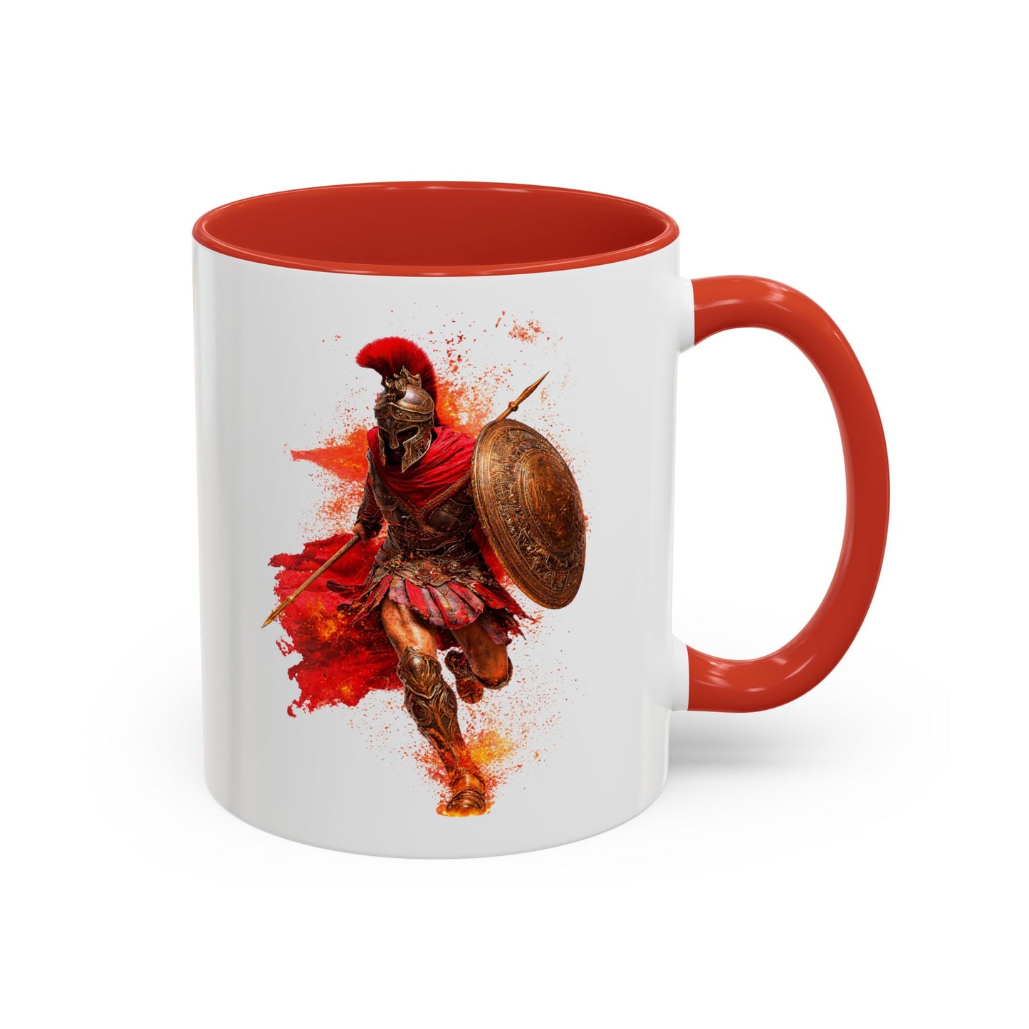 Spartan Warrior Accent Coffee Mug (UK/EU)