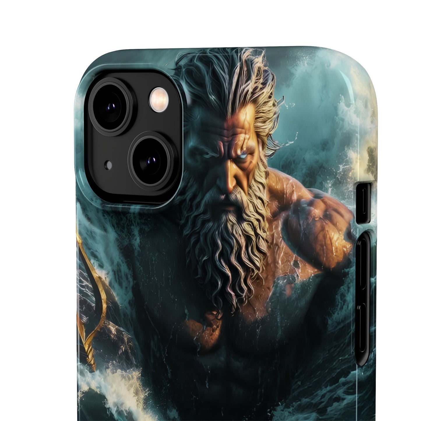 poseidon God Phone Case – Mythic Triton Ocean iPhone Snap Case