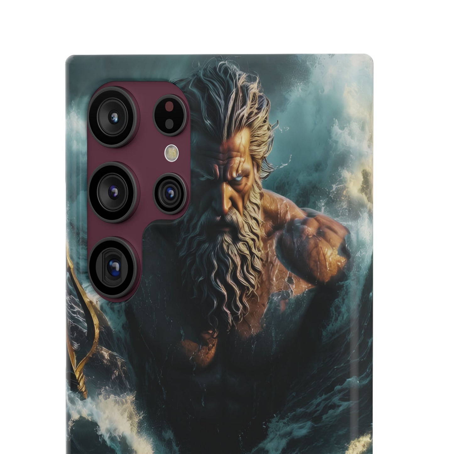 poseidon God Phone Case – Mythic Triton Ocean iPhone Snap Case